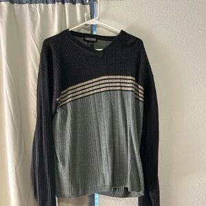 Charter Club Dark Gray Ribbed Sweater